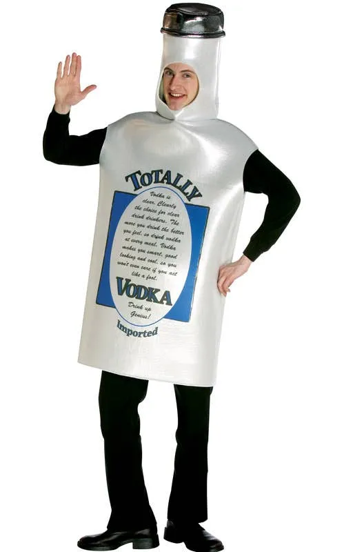 Vodka Bottle Funny Adults Dress Up Costume