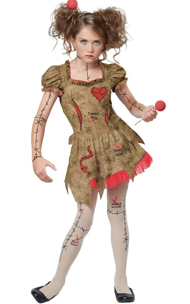 Voodoo Dolly Tween Girls Halloween Costume
