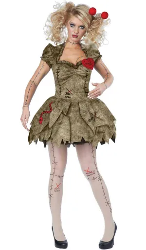 Voodoo Dolly Womens Halloween Costume