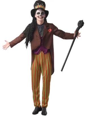 Voodoo Mens Witch Doctor Halloween Costume