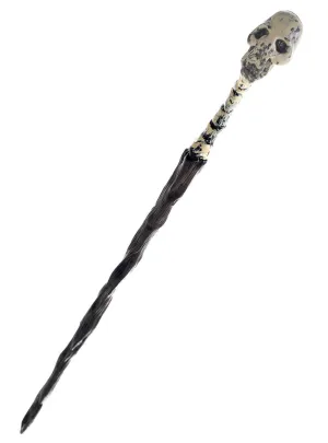Voodoo Priest Skull Halloween Wand Costume Accessory