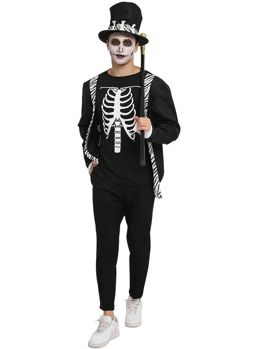 Voodoo Skeleton Mens Halloween Costume
