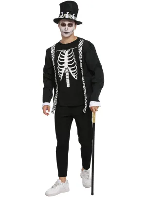 Voodoo Skeleton Mens Halloween Costume