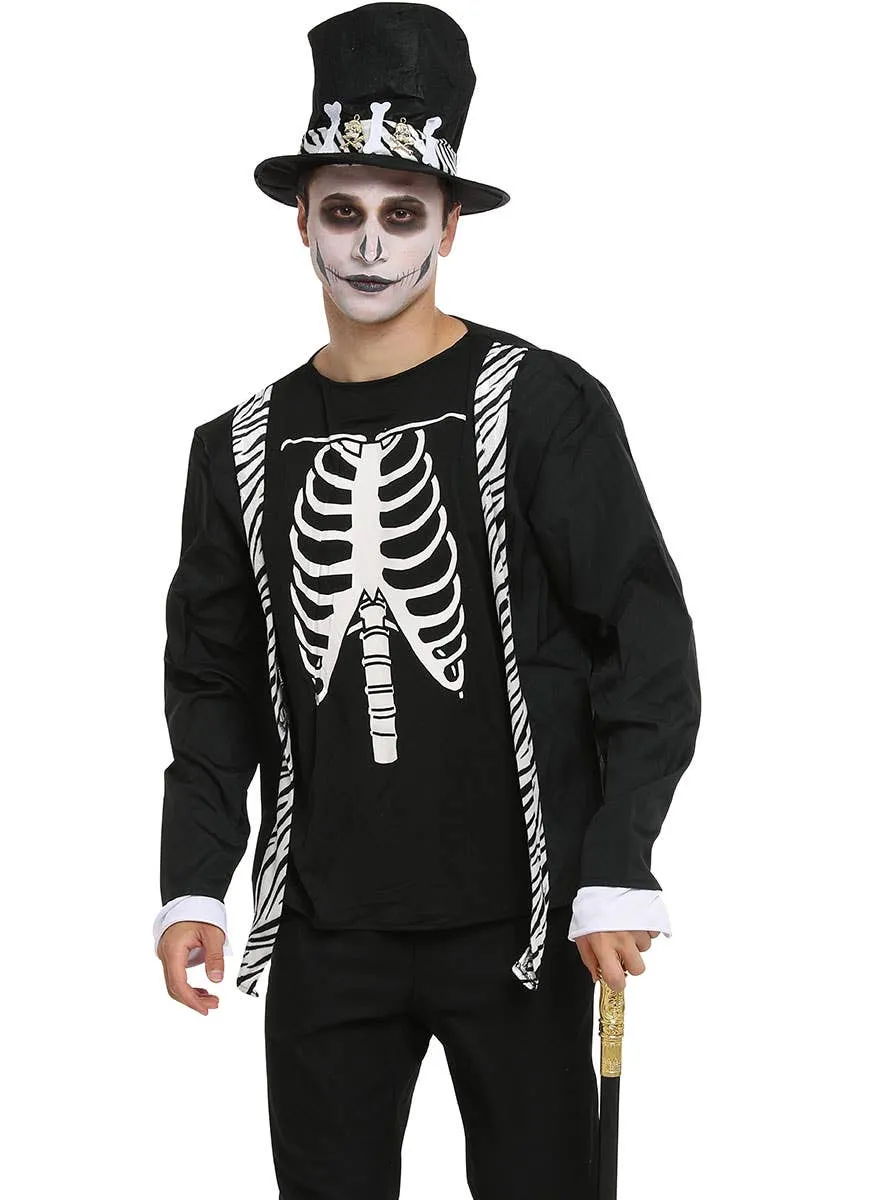 Voodoo Skeleton Mens Halloween Costume