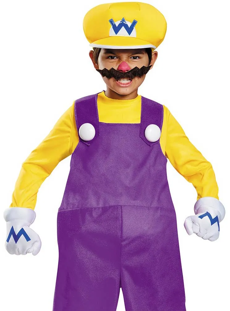 Wario Deluxe Boys Super Mario Book Week Costume