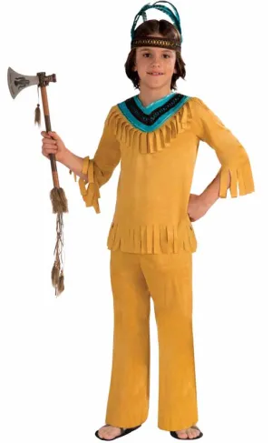Warrior Brave Native Indian Boys Costume