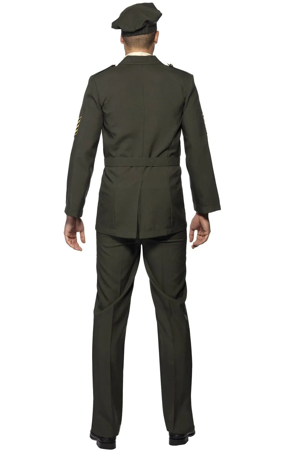 Wartime Officer Mens Military Soldier Costume