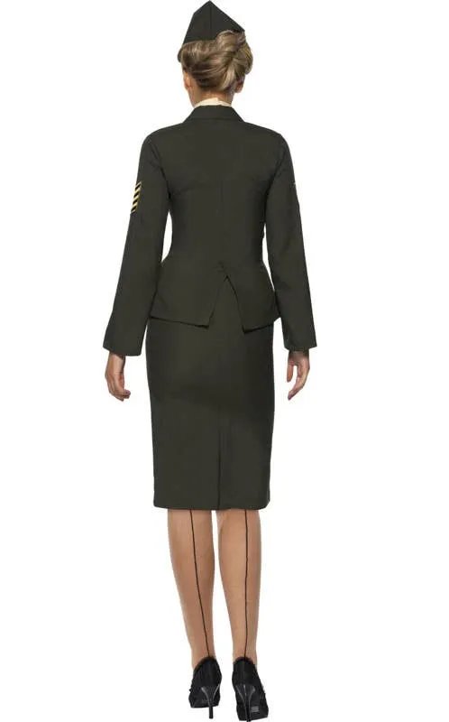 Wartime Officer Womens Costume Uniform