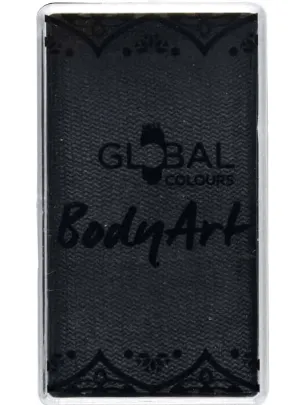 Water Activated Black 20g Face and Body Cake Makeup