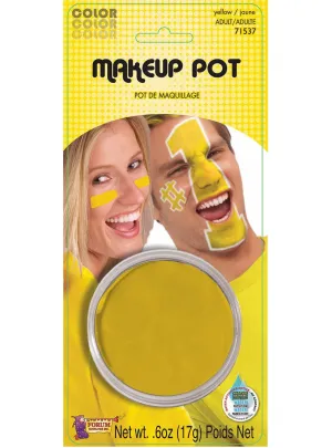 Water Activated Yellow Face Paint Costume Makeup
