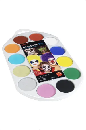 Water Based 12 Colour Face Paint Palette