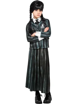 Wednesday Addams Teen Girls Nevermore Academy Costume