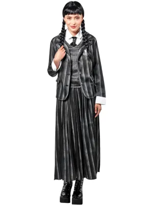 Wednesday Addams Womens Nevermore Academy Uniform Costume