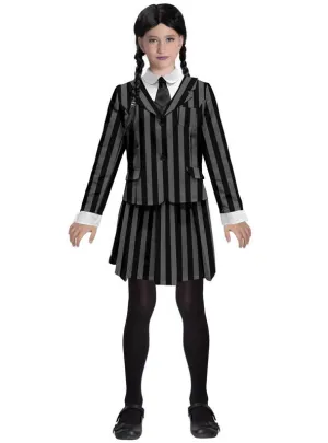 Wednesday Black Never More Uniform Girls Costume