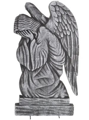 Weeping Angel Tombstone Halloween Decoration