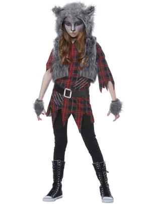 Werewolf Girl Scary Halloween Costume