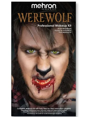 Werewolf Mehron Deluxe Character Makeup Kit