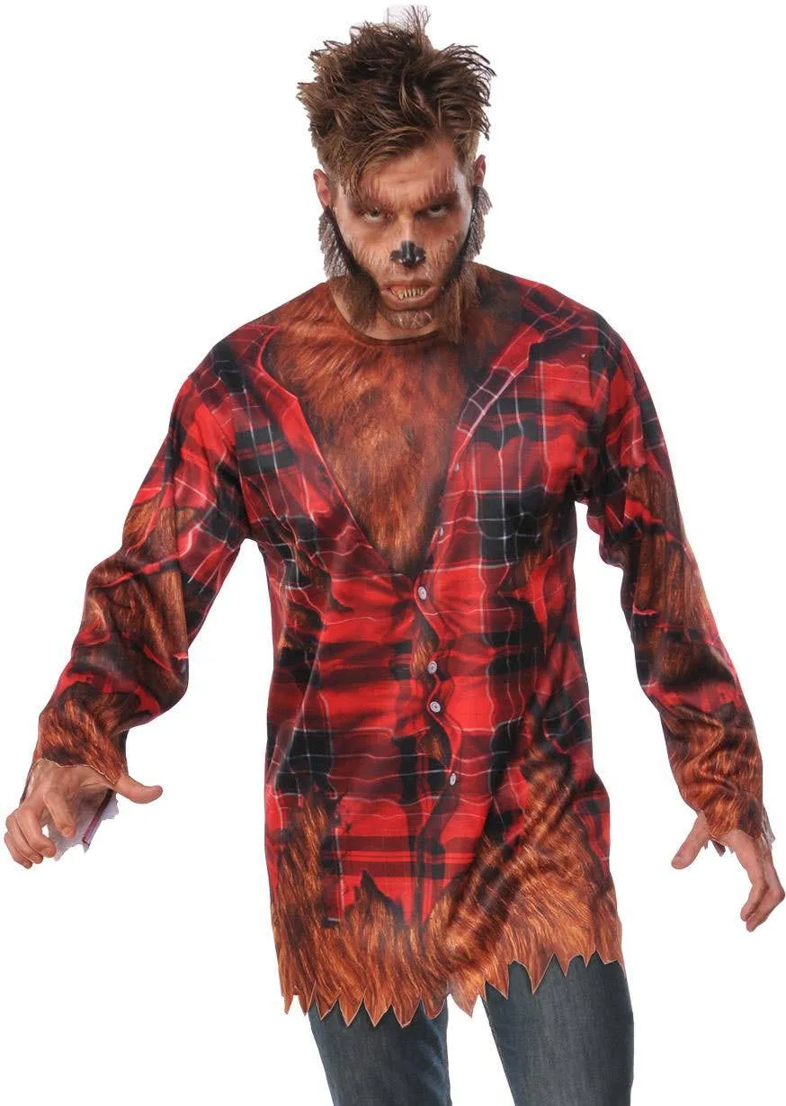 Werewolf Mens Halloween Costume Shirt