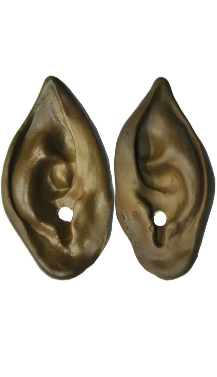 Werewolf Special FX Pointed Brown Latex Ears