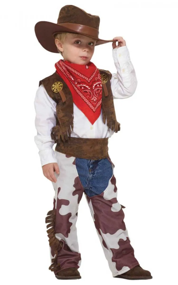 Western Cowboy Boys Fancy Dress Costume