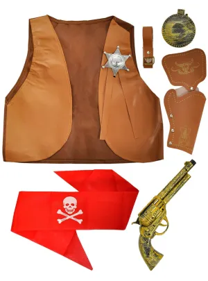 Western Cowboy Kids Costume Accessory Set