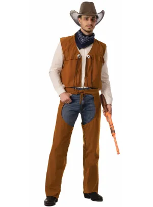 Western Cowboy Mens Wild West Dress Up Costume