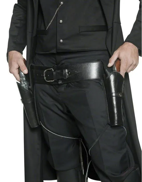 Western Holsters with Belt and Leg Ties