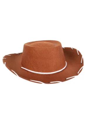 Western Movie Cowboy Kids Brown Costume Hat
