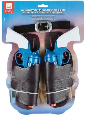 Western Water Pistol Guns with Holster and Belt