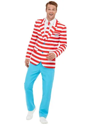Where's Wally Deluxe Suit Mens Book Week Costume