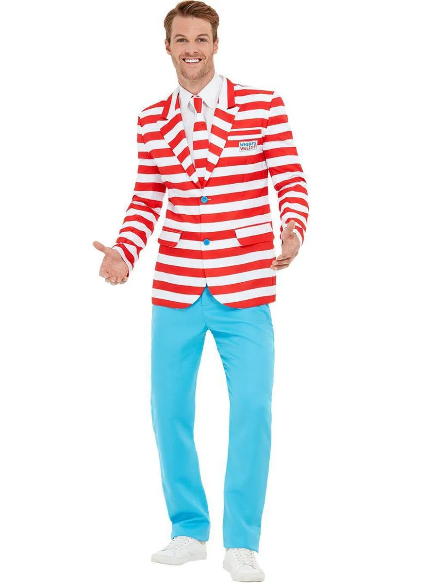 Where's Wally Deluxe Suit Mens Book Week Costume