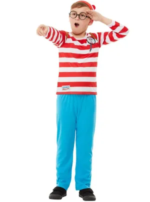 Where's Wally Deluxe Teen Boys Book Week Costume