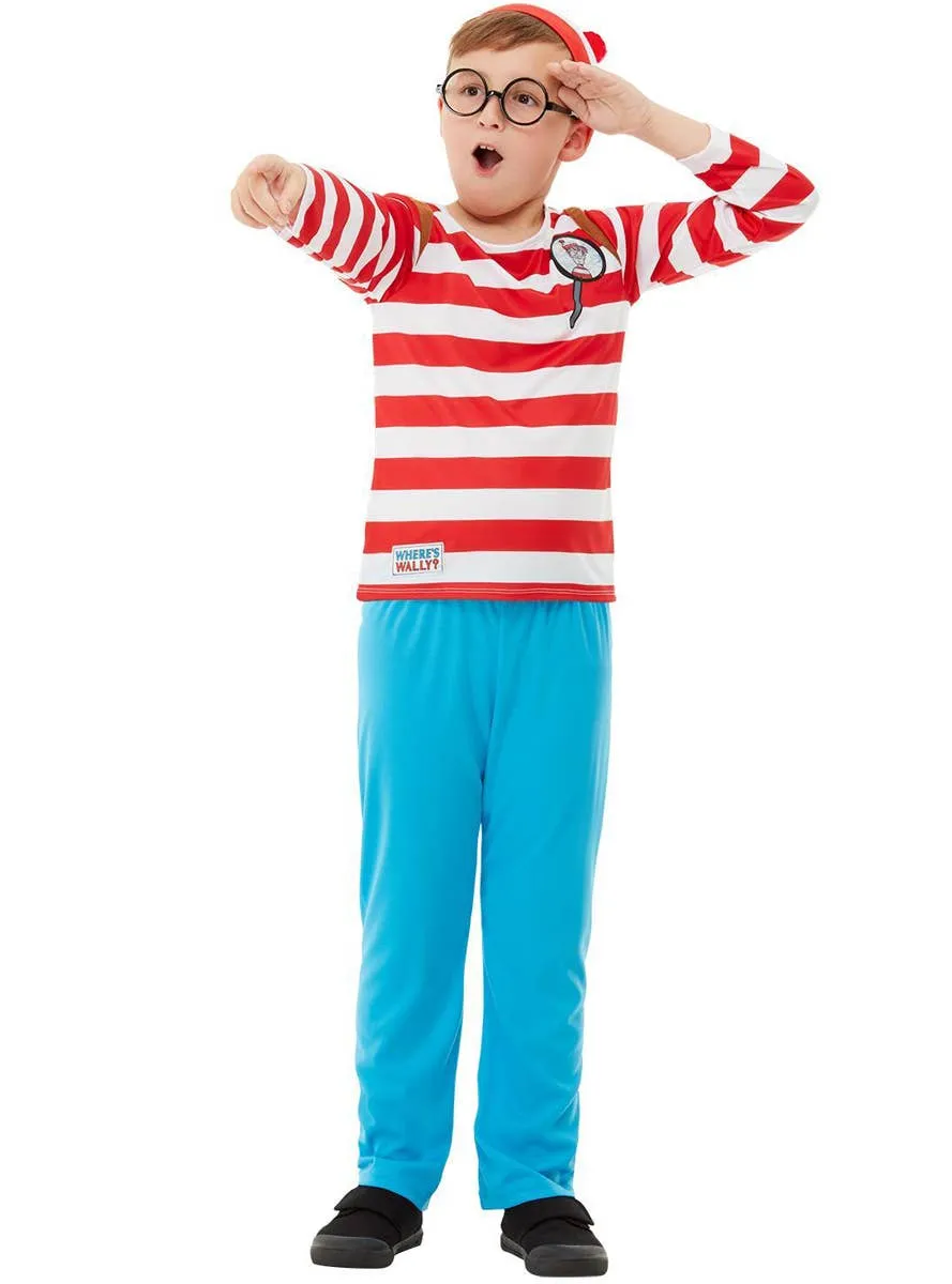 Where's Wally Deluxe Teen Boys Book Week Costume