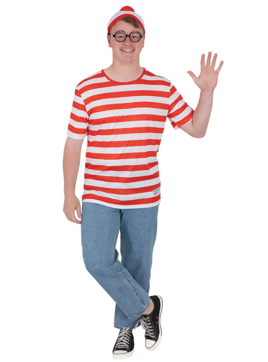 Wheres Wally Licensed Mens Book Week Costume