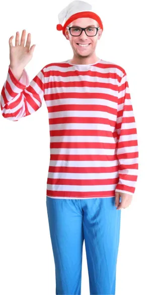 Where's Wally Mens Storybook Book Week Costume