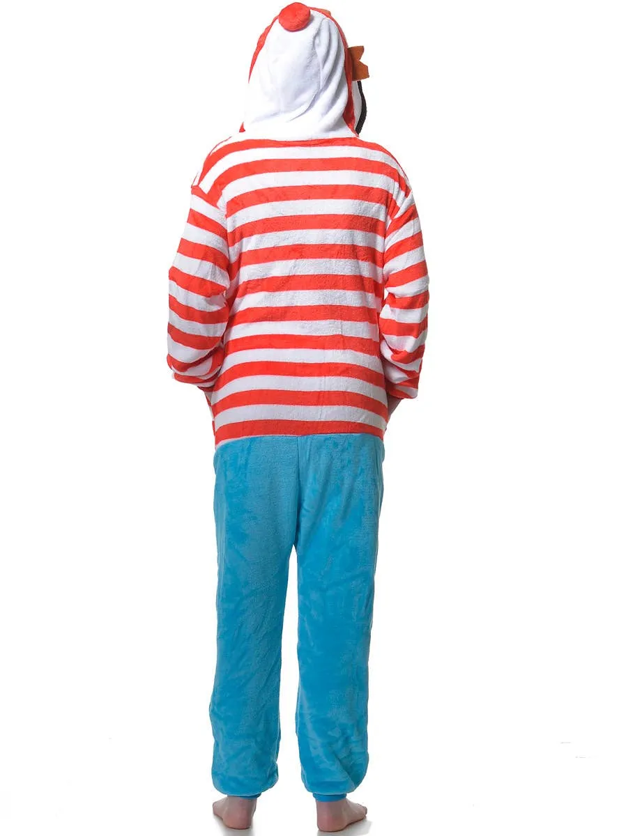Where's Wally Plush Childrens Onesie Book Week Costume