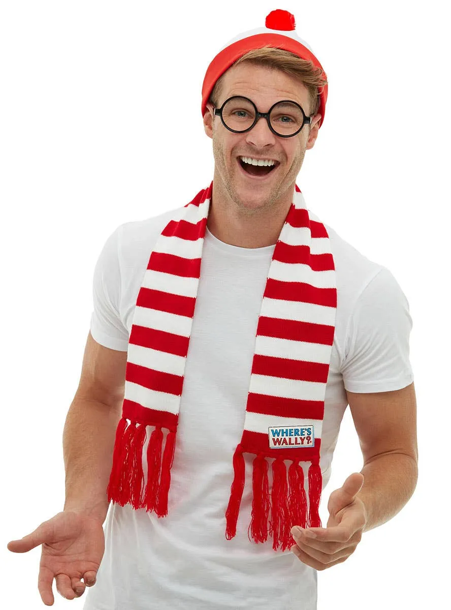 Where's Wally Striped Scarf and Hat Book Week Set