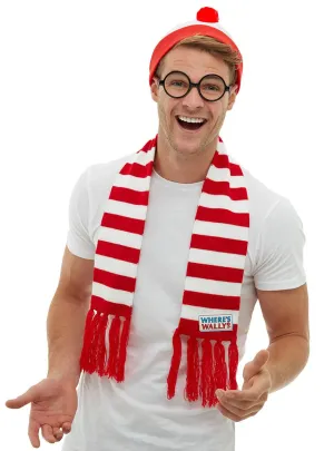 Where's Wally Striped Scarf and Hat Book Week Set