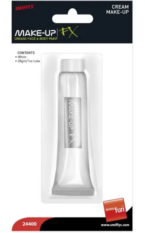 White Face and Body Cream Makeup