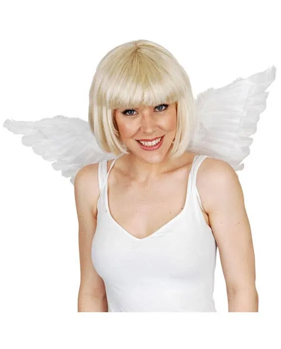 White Feather Mini Angel Costume Wings