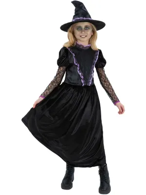 Wicked Witch From The West Girls Halloween Costume