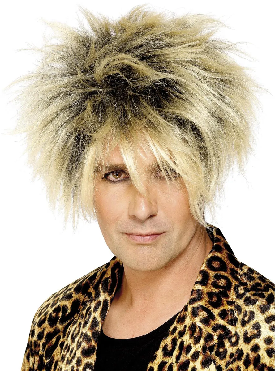 Wild Boy Mens 80s Blonde Duran Duran Costume Wig