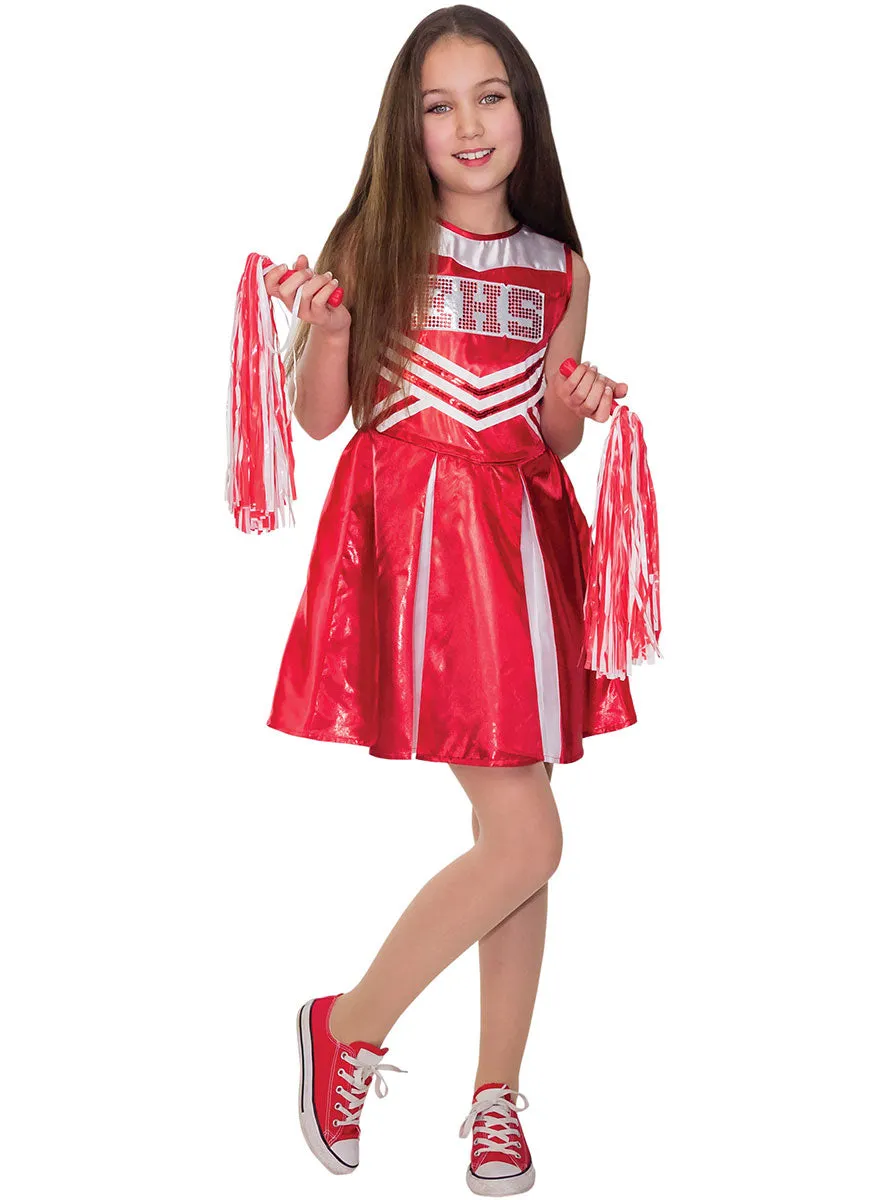 Wild Cat Cheerleader Girls Licensed Costume