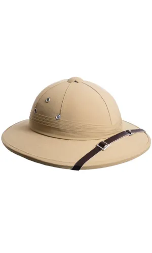 Wild Safari Tan Adults Pith Helmet