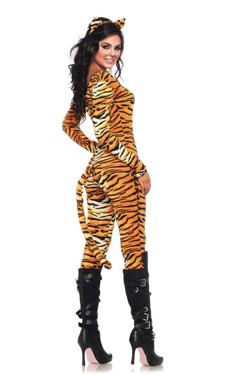Wild Tigress Womens Sexy Tiger Print Costume