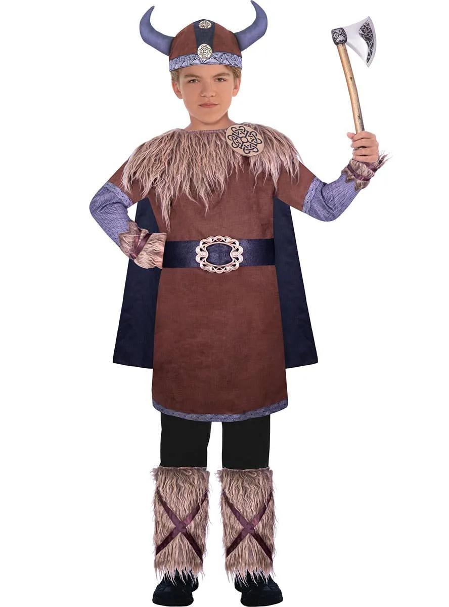 Wild Viking Boys Medieval Times Costume