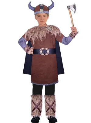 Wild Viking Boys Medieval Times Costume