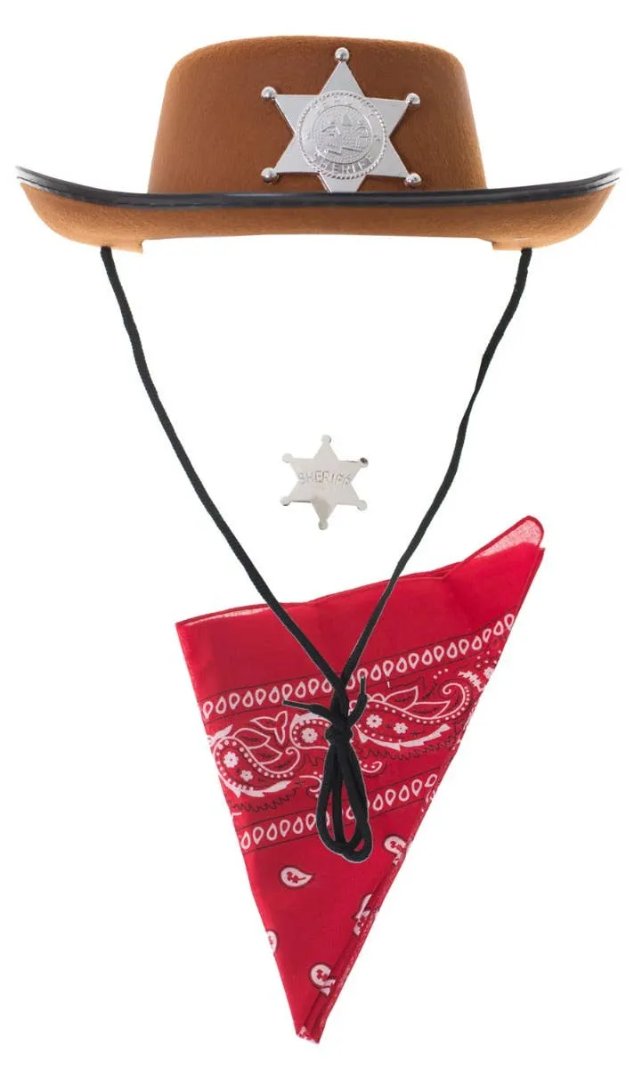 Wild West Childrens Cowboy Sheriff Costume Kit