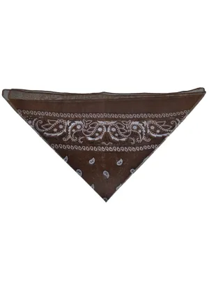Wild West Cowboy Brown Bandana Accessory