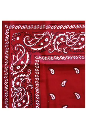 Wild West Cowboy Red Bandana Accessory